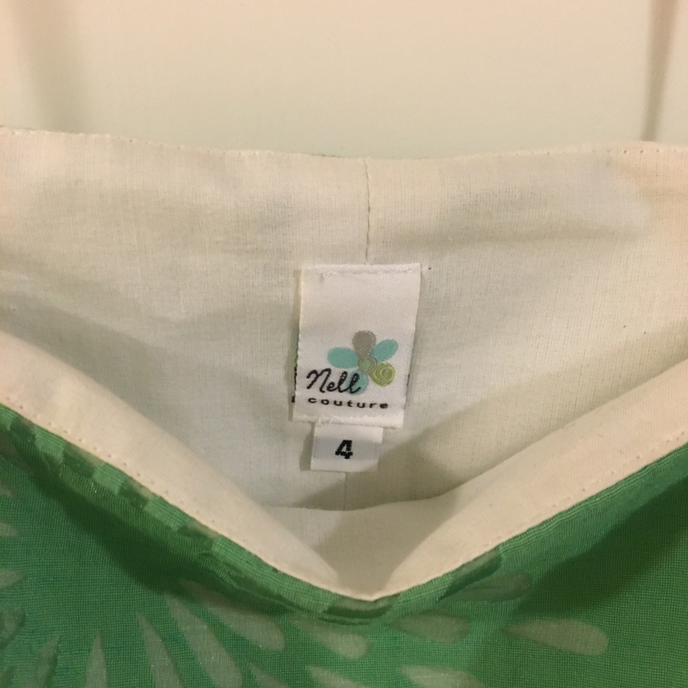 Nell Couture Green Strapless dress (size 4) - Picture 4 of 6